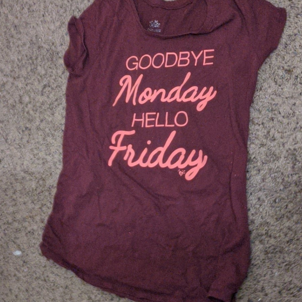 Days if the week t-shirt